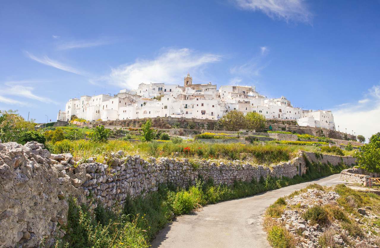 Panoramic view of Ostuni