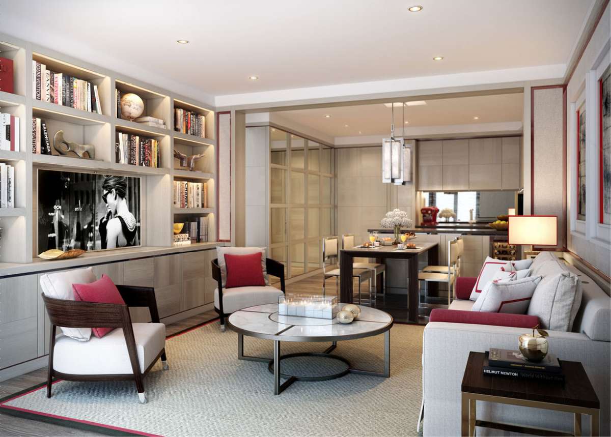 Embassy Gardens – living room Embassy Gardens - living room